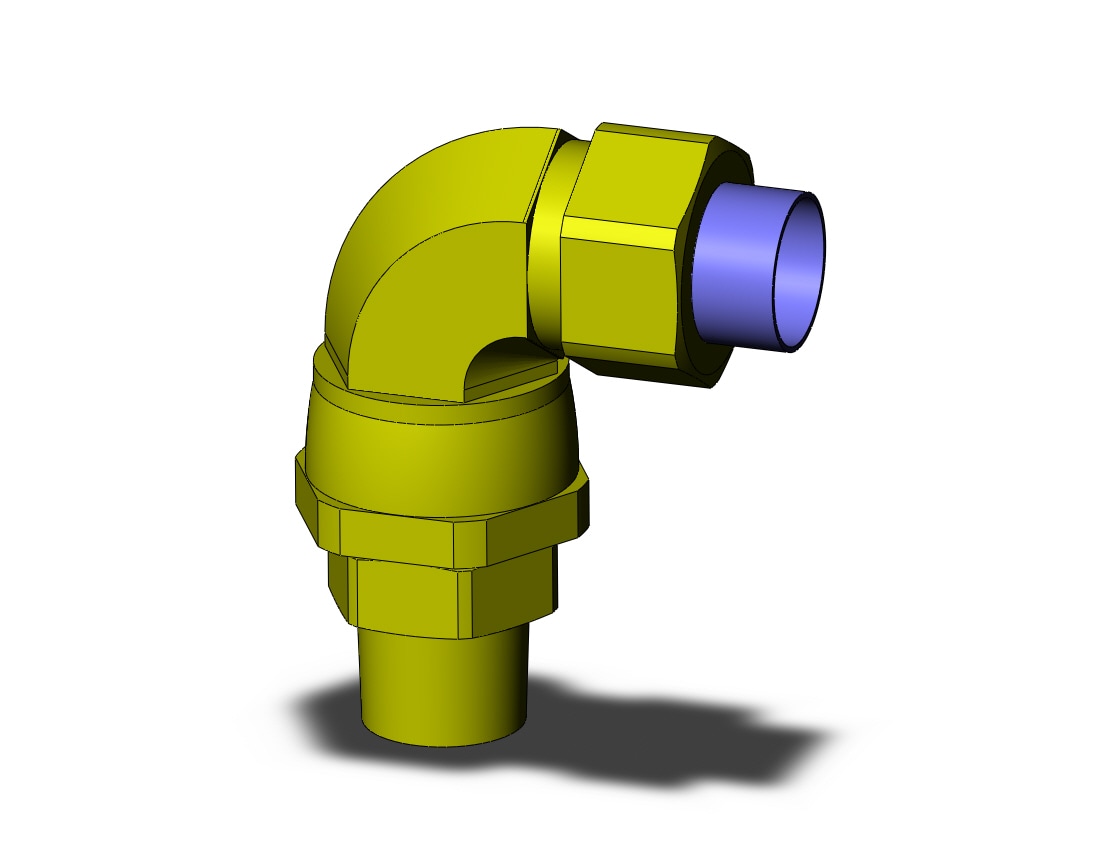 SMC KFV12N-02S fitting, swivel elbow, KF INSERT FITTINGS