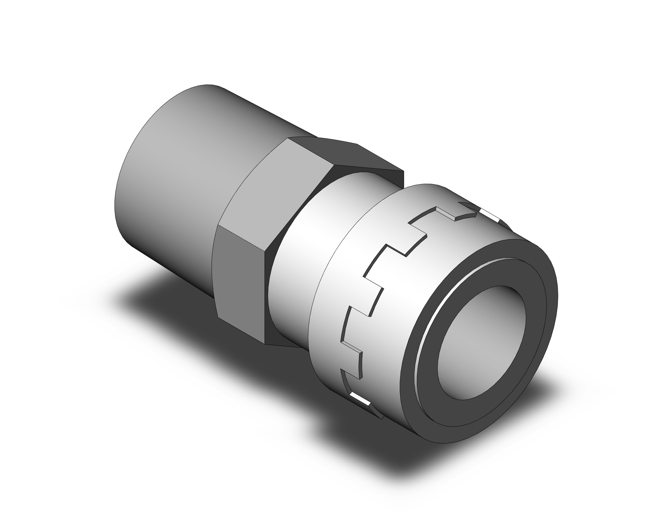 SMC KK130L-04MS s coupler, one touch, KK13 S COUPLERS