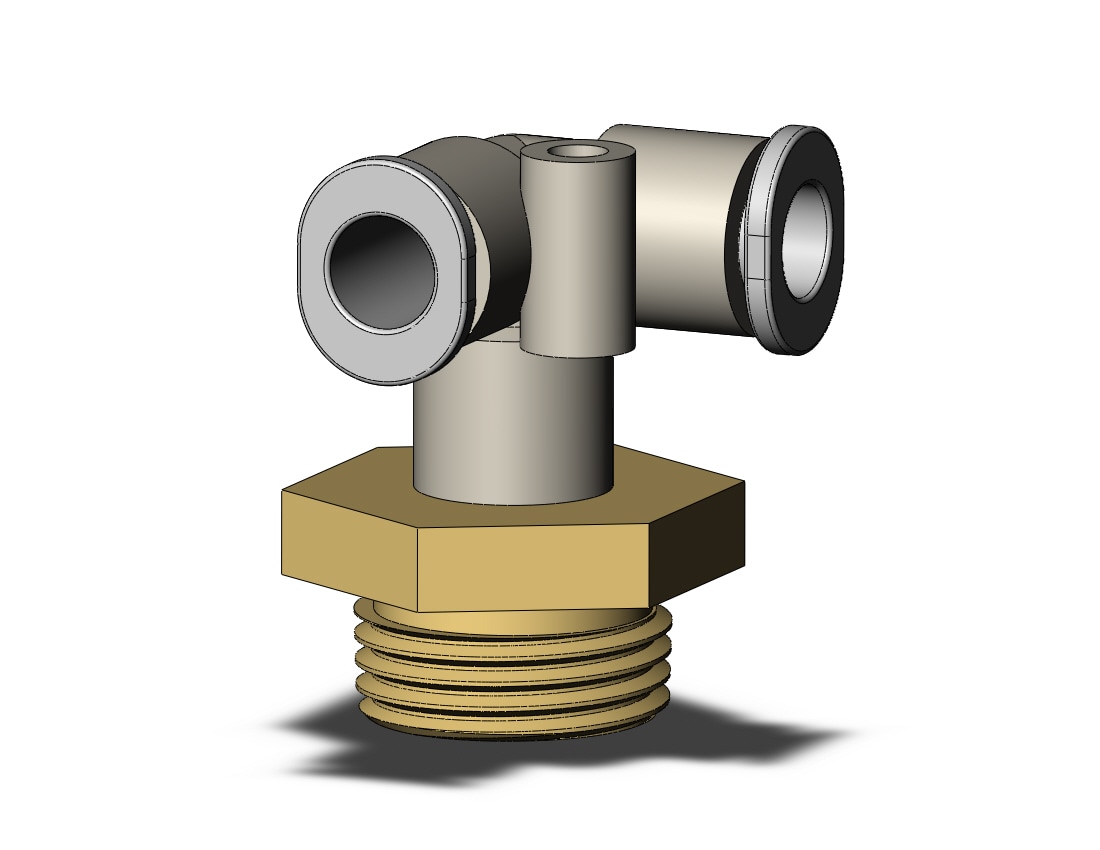 SMC KQ2D06-03AP1 fitting, delta union, ONE-TOUCH FITTING