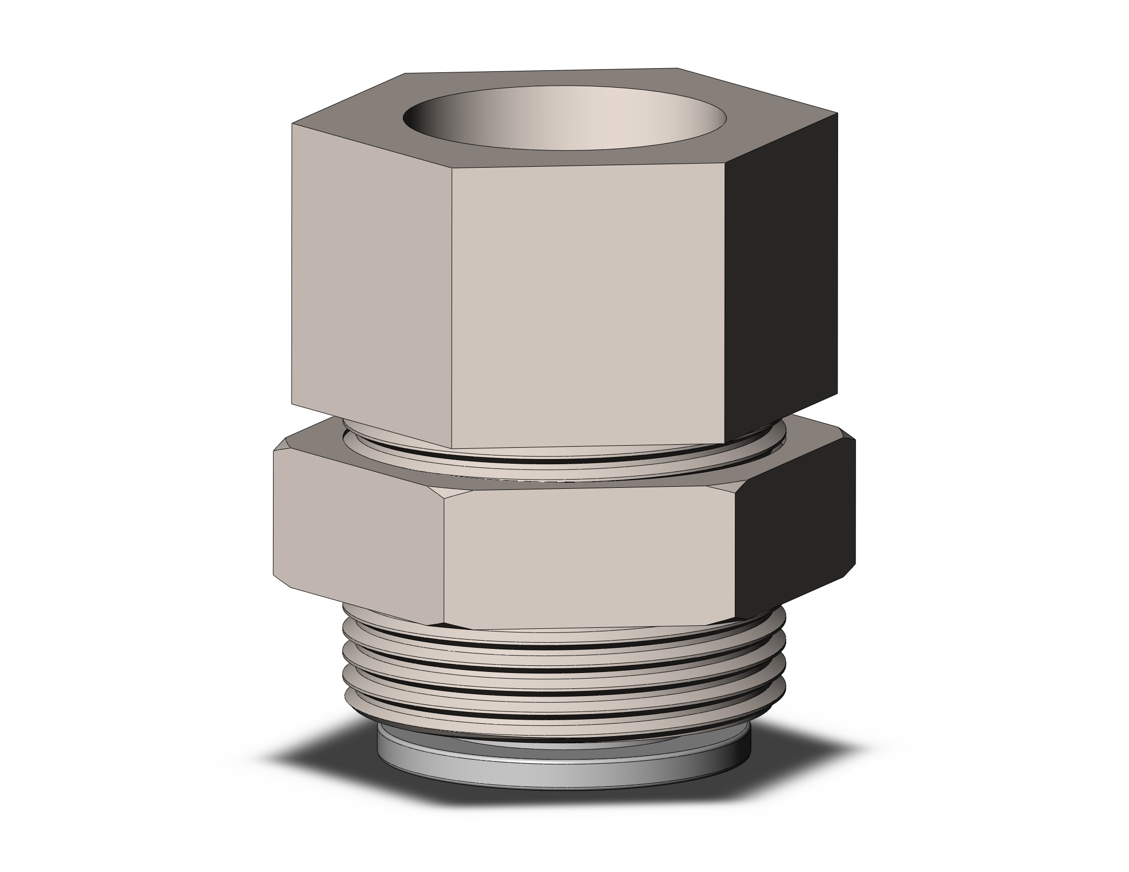 SMC KQ2E16-G04N fitting ,bulkhead connector, ONE-TOUCH FITTING