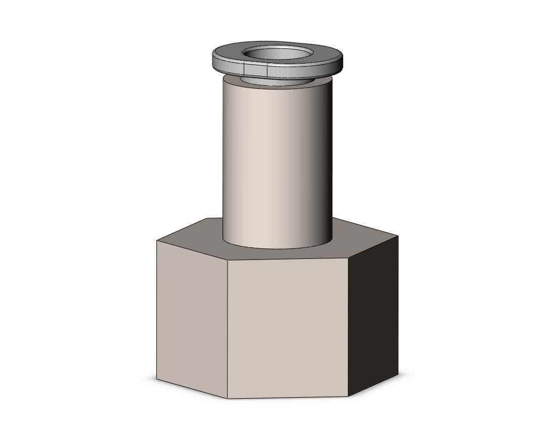 SMC KQ2F06-03N1 fitting, female connector, ONE-TOUCH FITTING