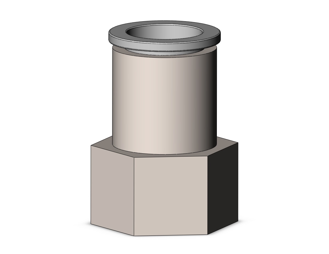 SMC KQ2F16-G04N fitting, female connector, ONE-TOUCH FITTING