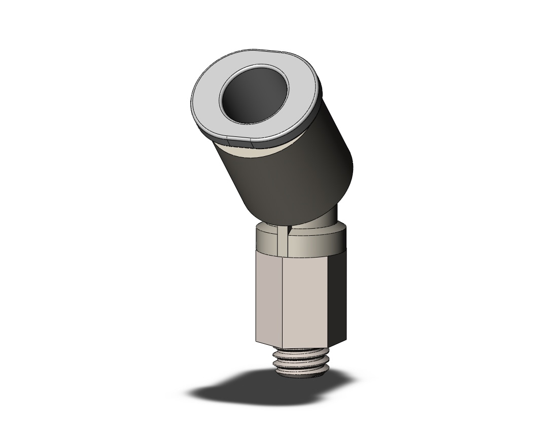 SMC KQ2K06-M5N1 fitting, 45 deg male elbow, ONE-TOUCH FITTING