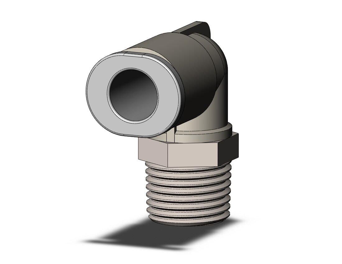 SMC KQ2L06-01N1 fitting, male elbow, ONE-TOUCH FITTING