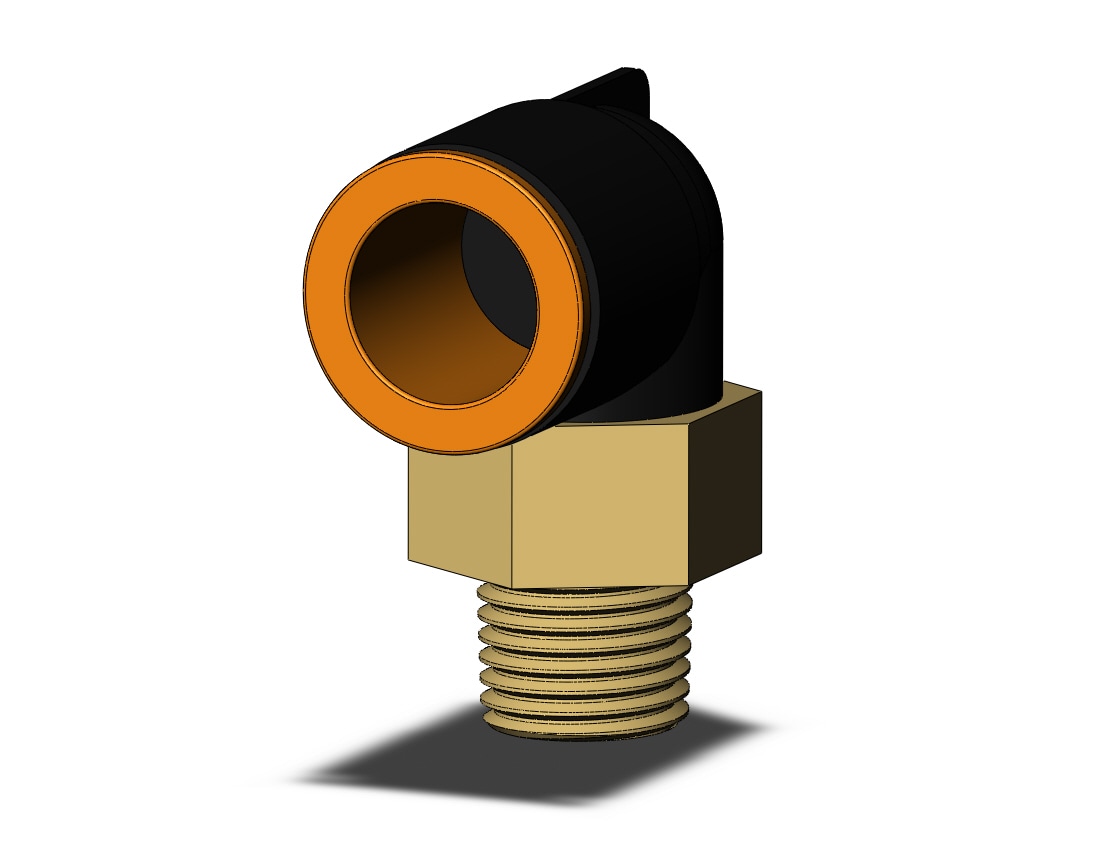 SMC KQ2L13-02AS-X35 fitting, male elbow, ONE-TOUCH FITTING