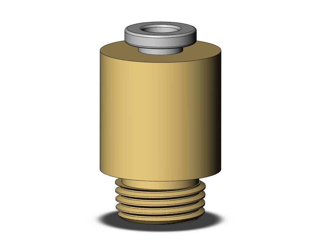 SMC KQ2S04-01AP fitting, hex hd male connector, ONE-TOUCH FITTING