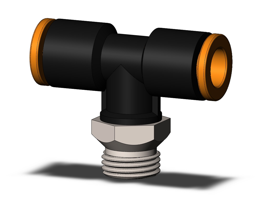 SMC KQ2T07-U01N-X35 fitting, branch tee, ONE-TOUCH FITTING