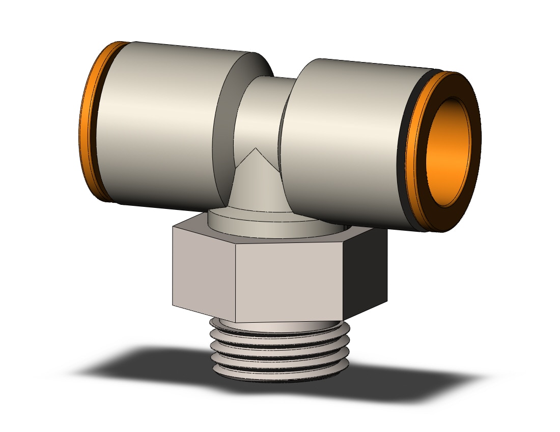 SMC KQ2T13-36NP fitting, branch tee, ONE-TOUCH FITTING