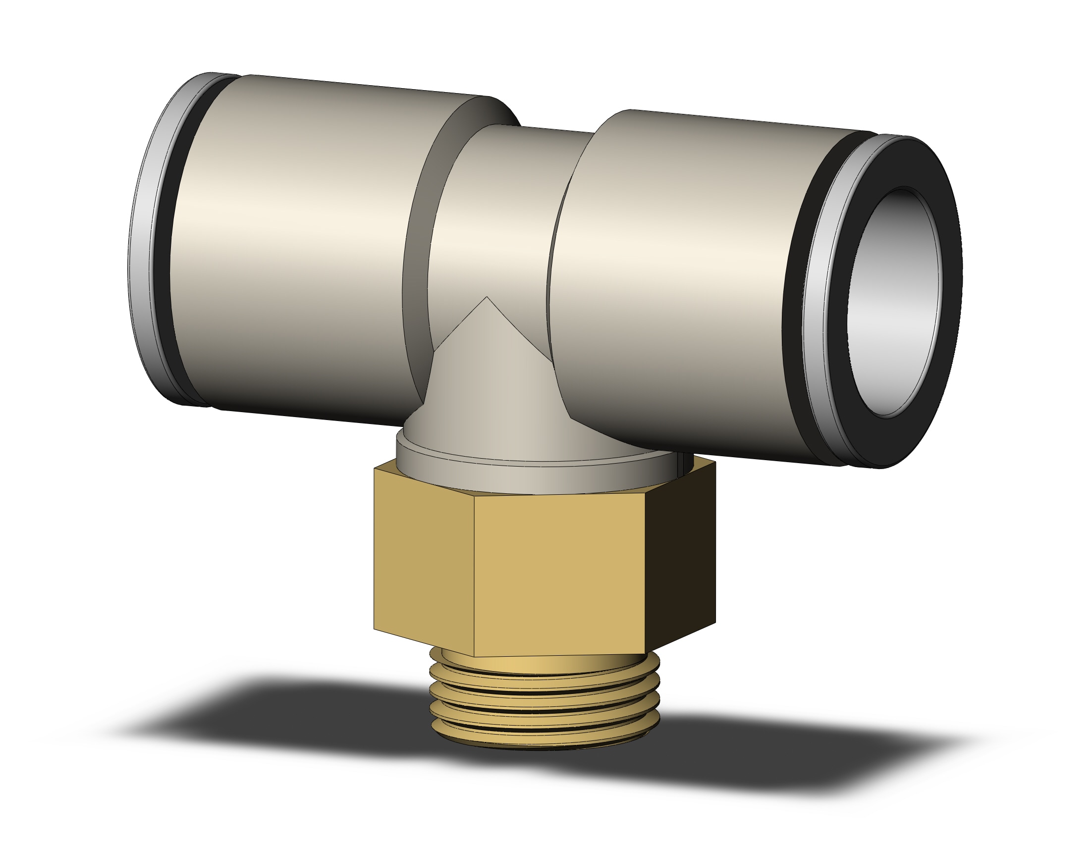 SMC KQ2T16-G03A fitting, branch tee, ONE-TOUCH FITTING