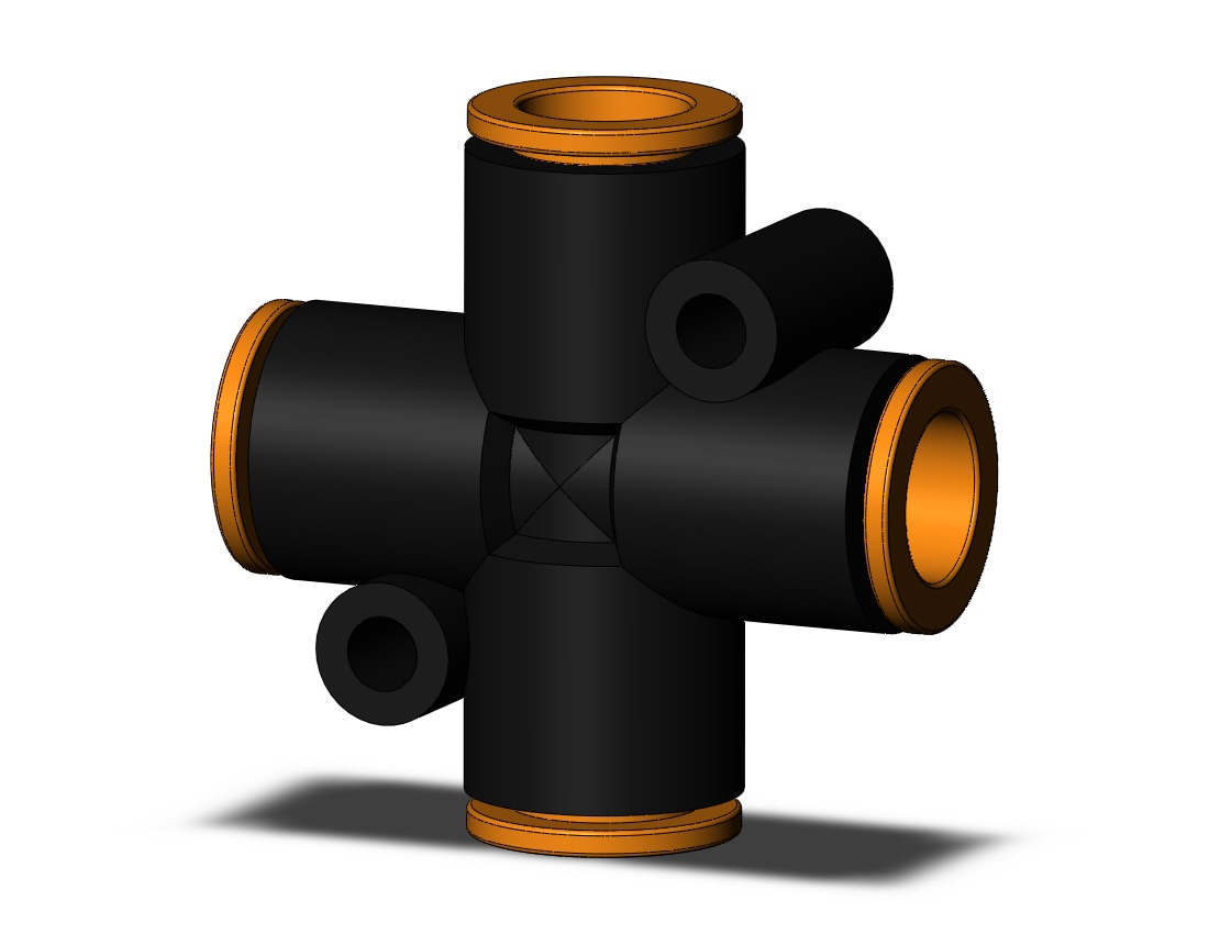 SMC KQ2TW11-00A-X35 fitting, cross, ONE-TOUCH FITTING