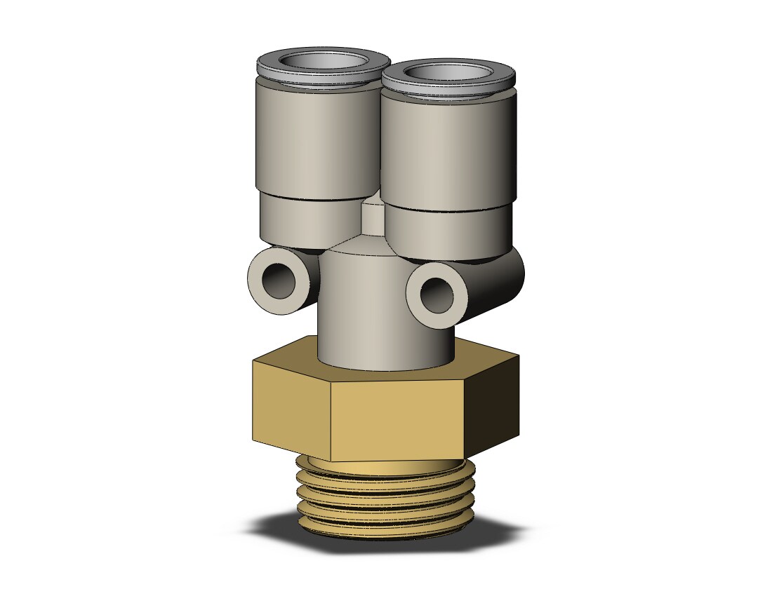 SMC KQ2U10-04AP fitting, branch y, ONE-TOUCH FITTING