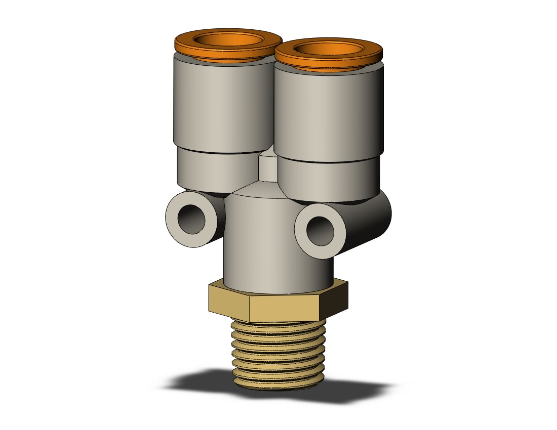 SMC KQ2U11-02A fitting, branch y, ONE-TOUCH FITTING