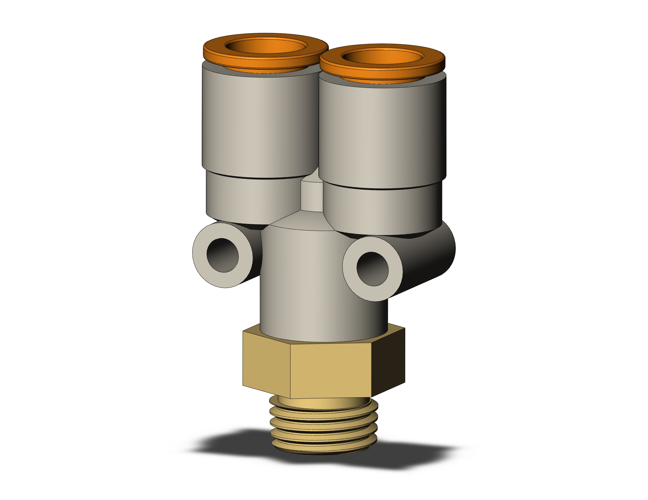 SMC KQ2U11-02AP fitting, branch y, ONE-TOUCH FITTING