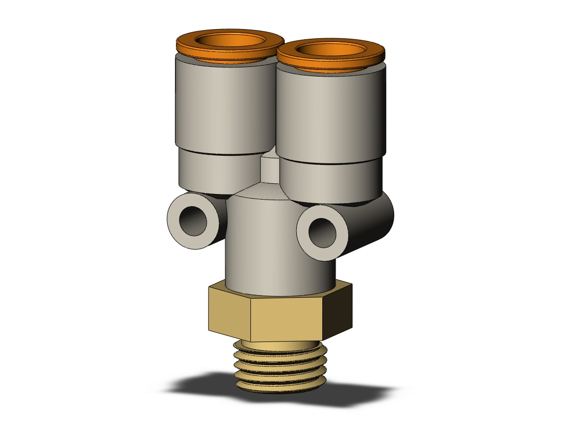 SMC KQ2U11-35AP fitting, branch y, ONE-TOUCH FITTING