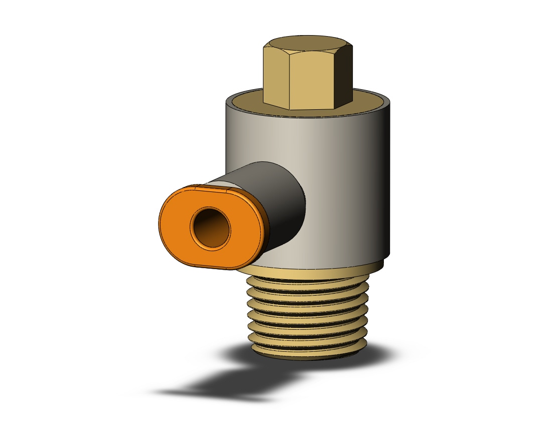 SMC KQ2V01-34AS1 fitting, uni male elbow, ONE-TOUCH FITTING