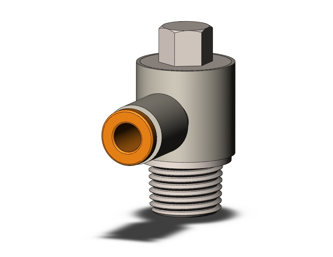 SMC KQ2V03-34N fitting, uni male elbow, ONE-TOUCH FITTING