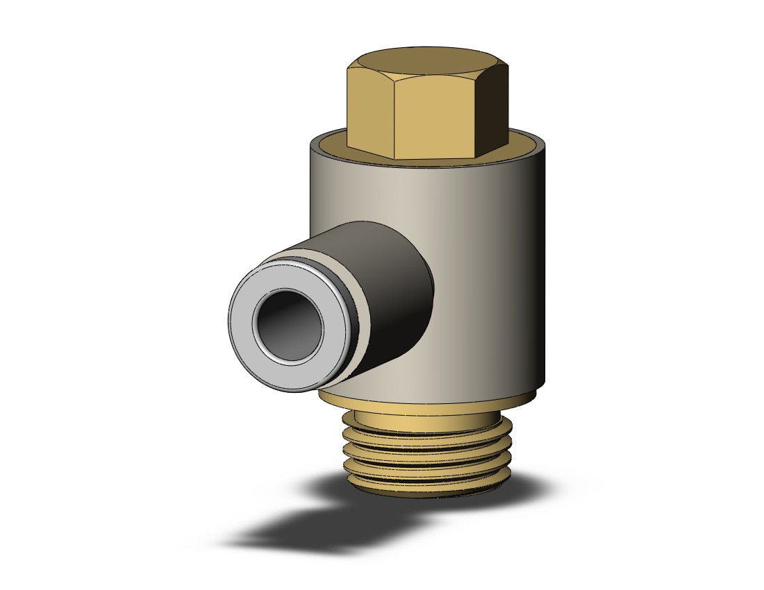 SMC KQ2V04-01AP fitting, uni male elbow, ONE-TOUCH FITTING