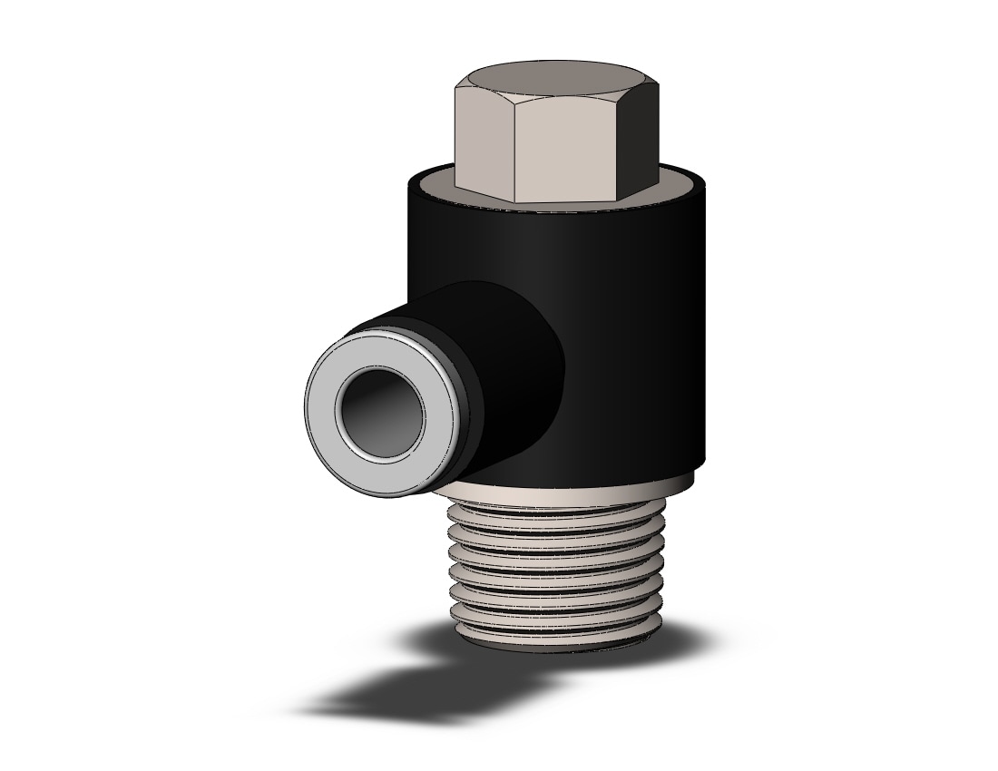 SMC KQ2V04-01NS-X35 fitting, uni male elbow, ONE-TOUCH FITTING