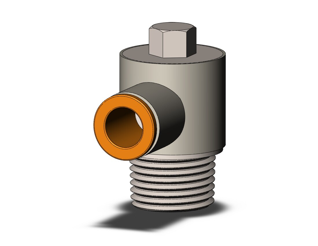 SMC KQ2V09-36NS fitting, uni male elbow, ONE-TOUCH FITTING