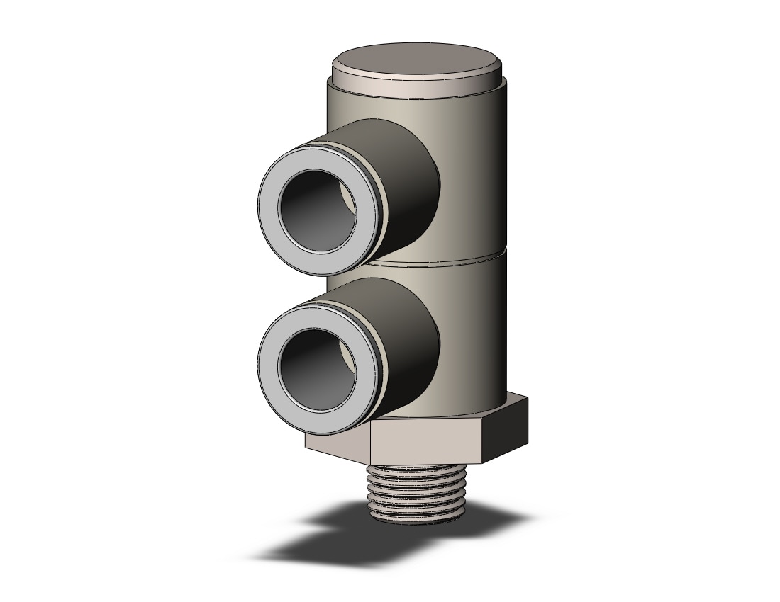 SMC KQ2VD08-01N fitting, dble uni male elbow, ONE-TOUCH FITTING