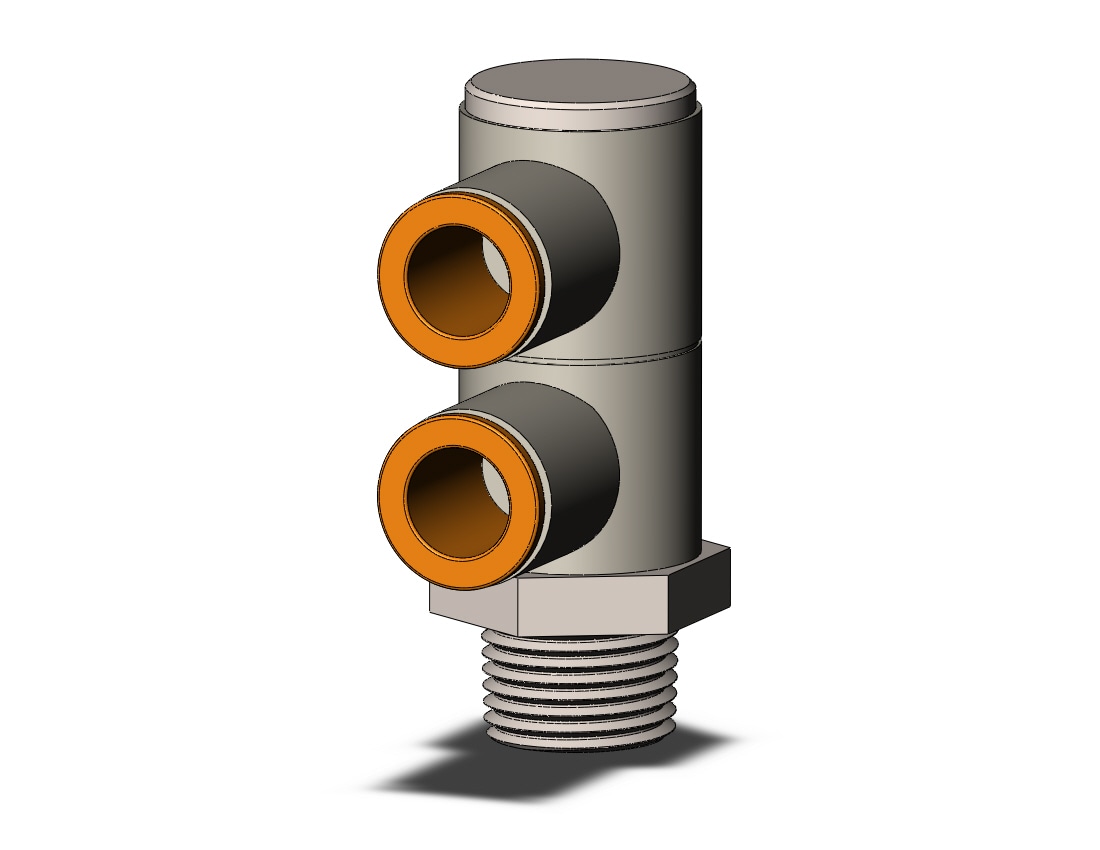 SMC KQ2VD11-36N fitting, dble uni male elbow, ONE-TOUCH FITTING