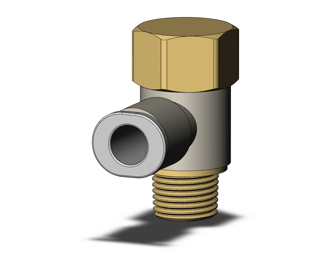 SMC KQ2VF06-01AS1 fitting, uni female elbow, KQ2 FITTING (sold in packages of 10; price is per piece)