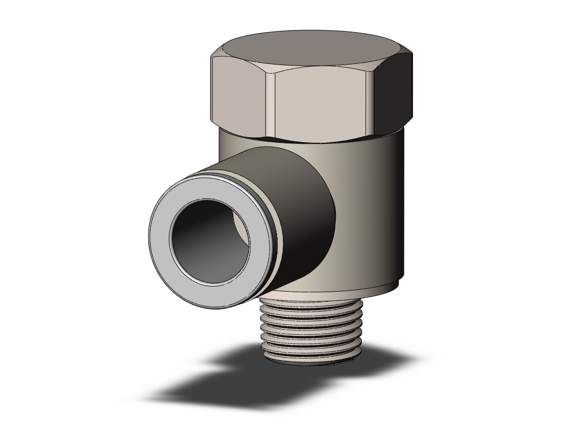 SMC KQ2VF08-01N fitting, uni male elbow, ONE-TOUCH FITTING