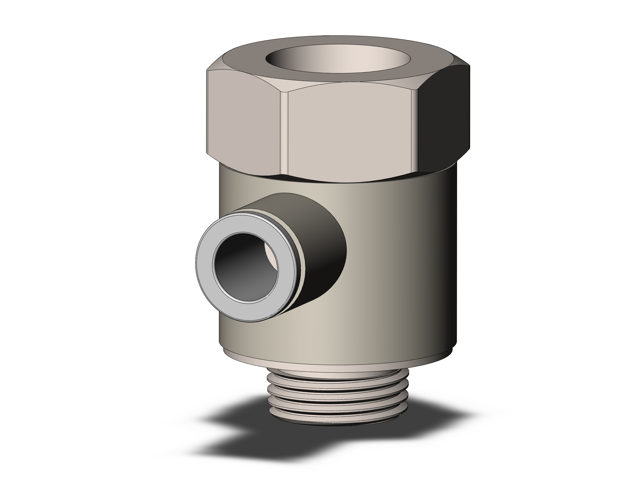 SMC KQ2VF08-03NP fitting, uni male elbow, ONE-TOUCH FITTING