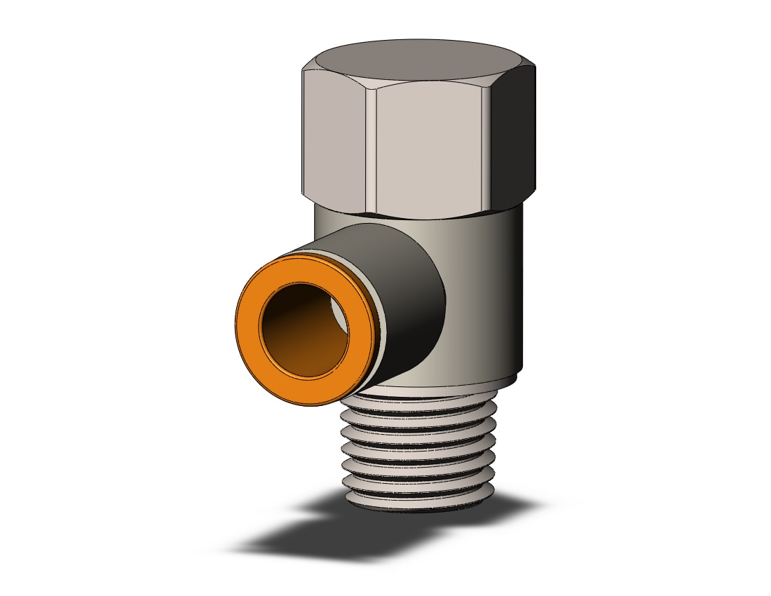 SMC KQ2VF09-35N fitting, uni male elbow, ONE-TOUCH FITTING