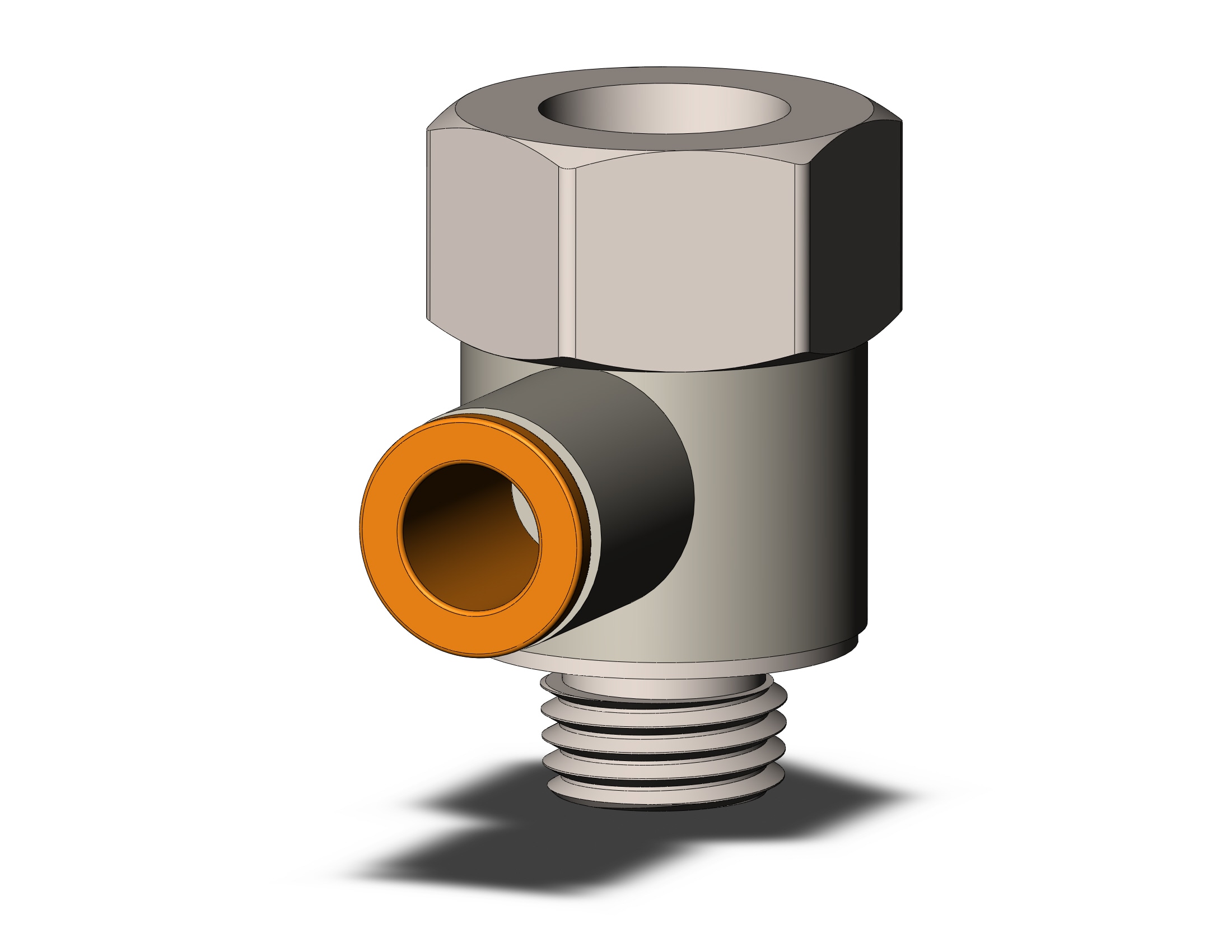 SMC KQ2VF09-35NP fitting, uni male elbow, ONE-TOUCH FITTING