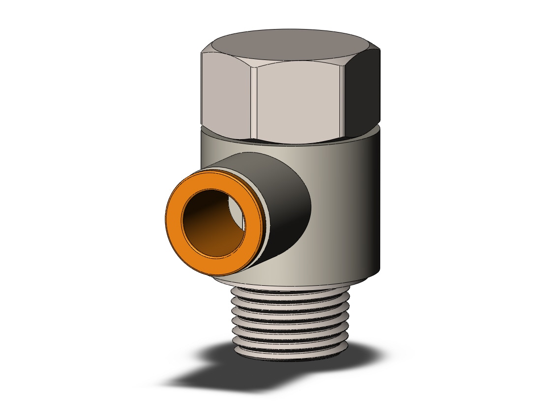 SMC KQ2VF11-36N fitting, uni male elbow, ONE-TOUCH FITTING