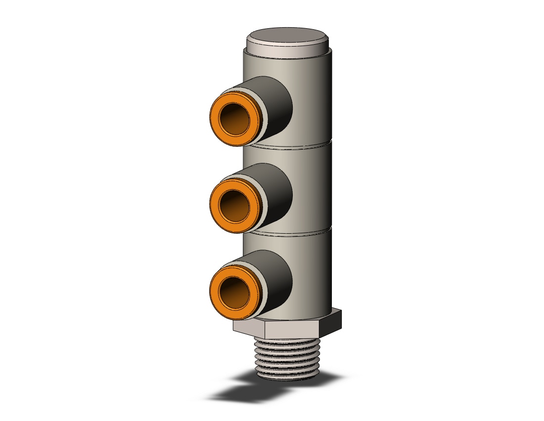 SMC KQ2VT05-34NS fitting, tple uni male elbow, ONE-TOUCH FITTING