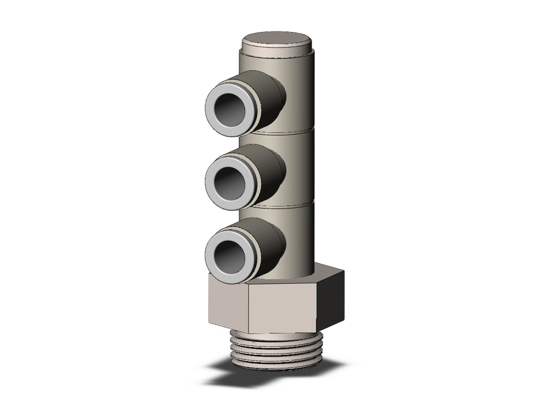 SMC KQ2VT06-03NP fitting, tple uni male elbow, ONE-TOUCH FITTING