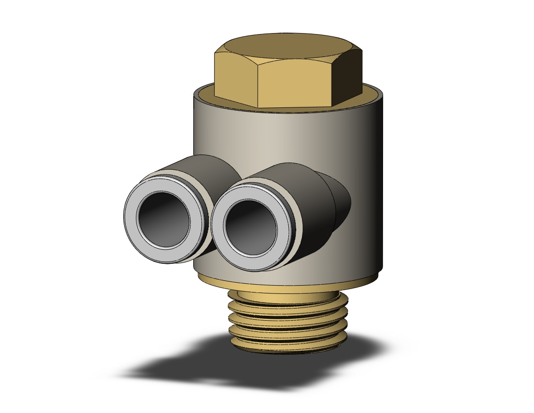 SMC KQ2Z06-02AP fitting, br uni male elbow, ONE-TOUCH FITTING