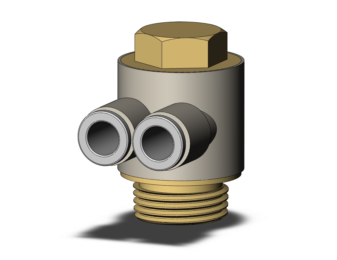 SMC KQ2Z06-03AP fitting, br uni male elbow, ONE-TOUCH FITTING