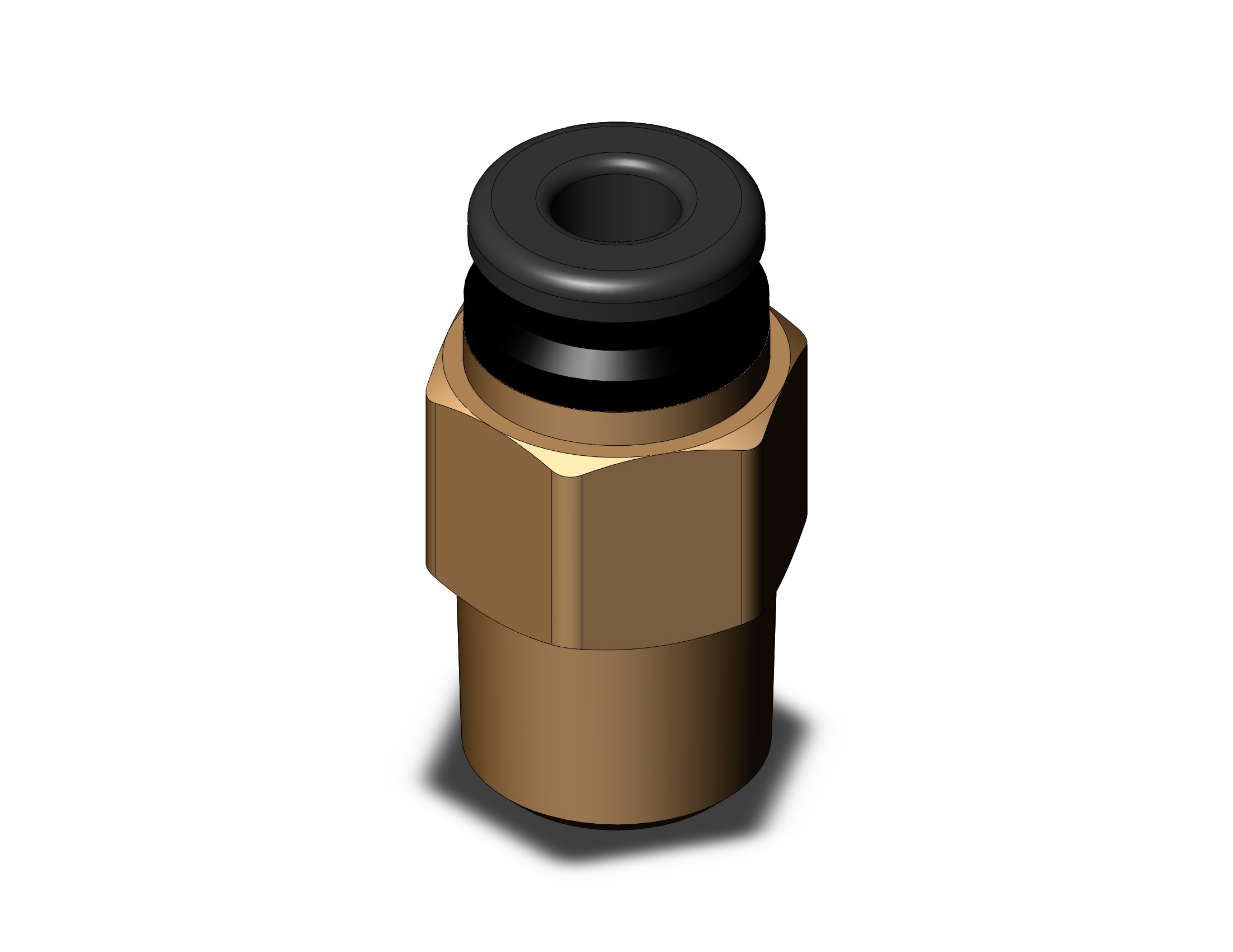 SMC KV2H03-34S fitting, male connector, KV2 FITTING