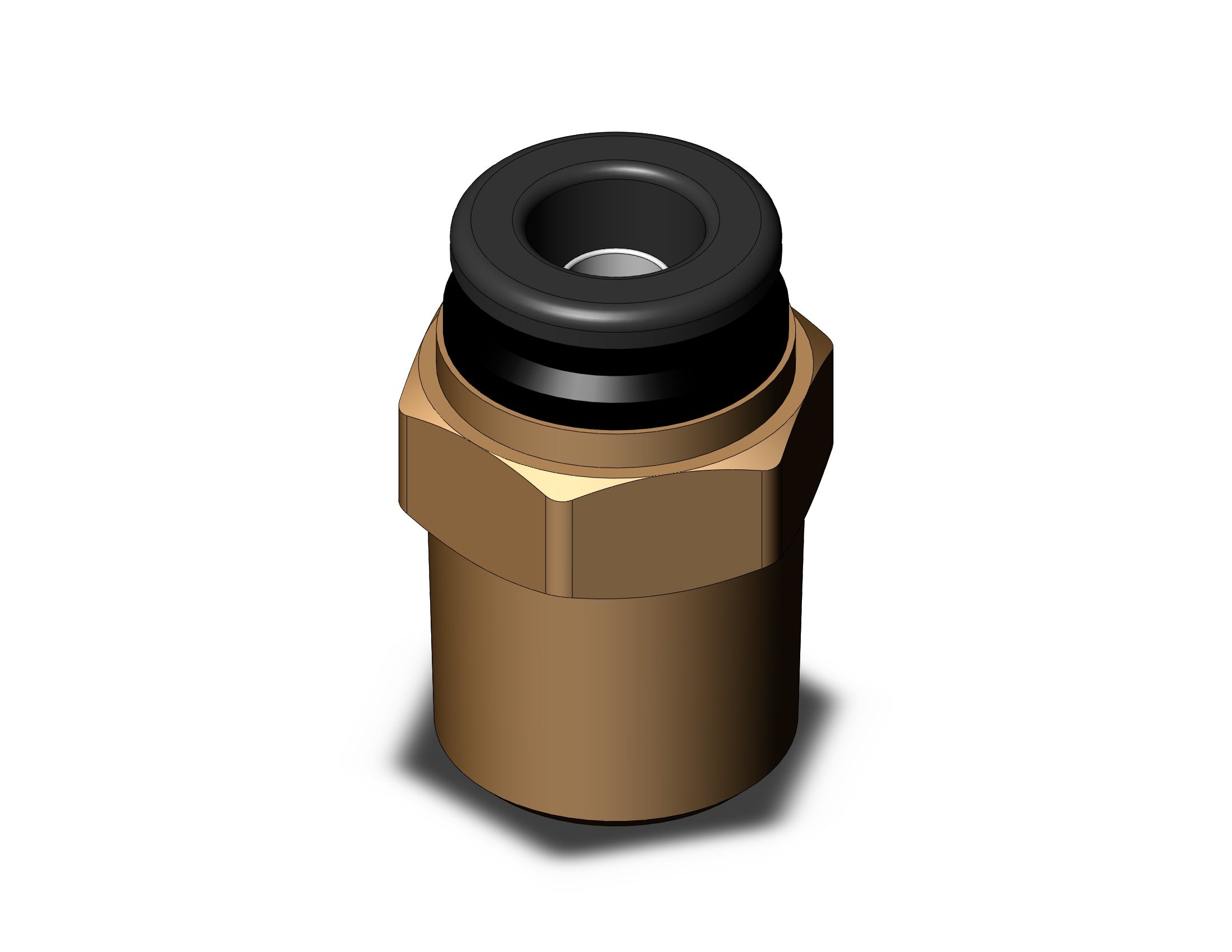 SMC KV2H07-35S fitting, male connector, KV2 FITTING