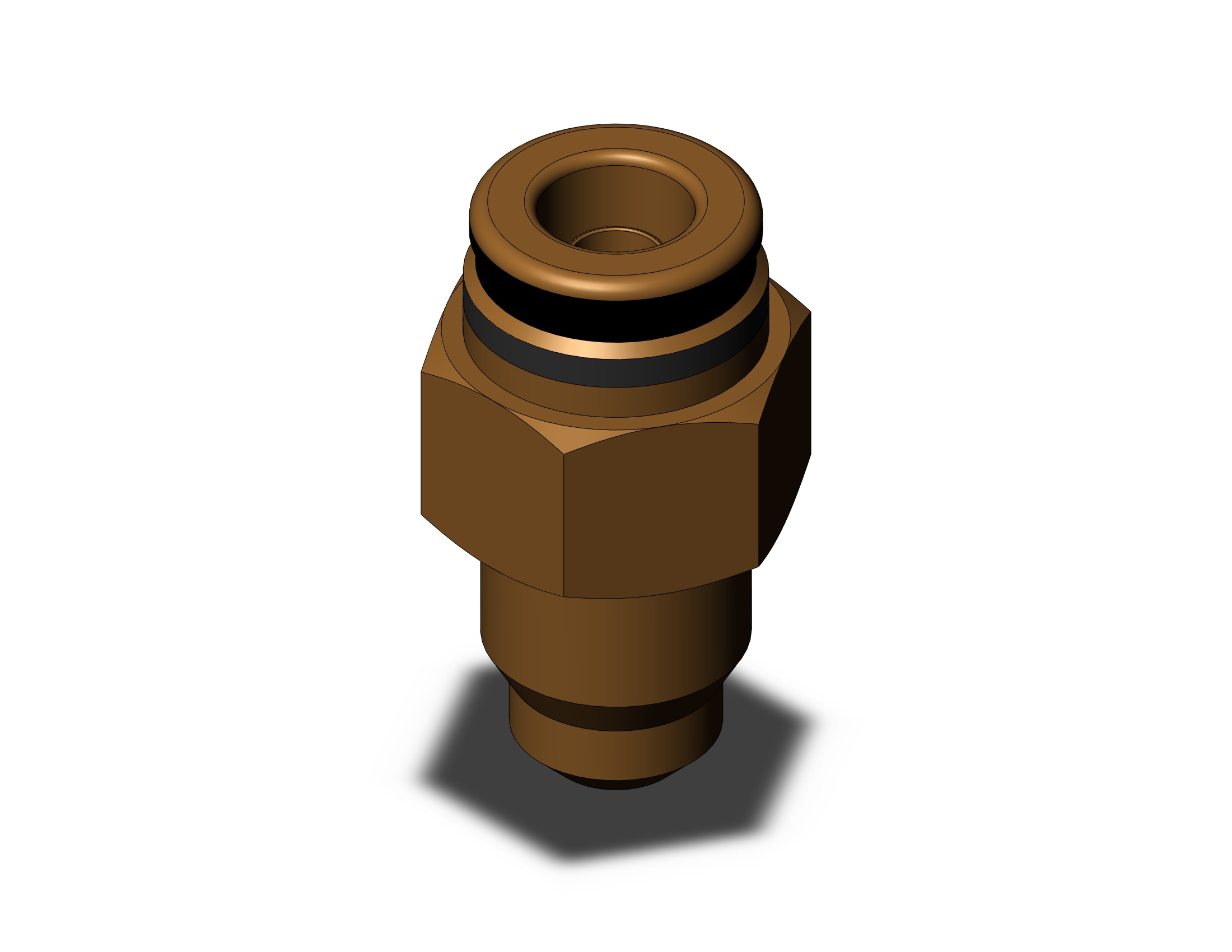 SMC KV2H07-S04 straight sae flare, KV2 FITTING