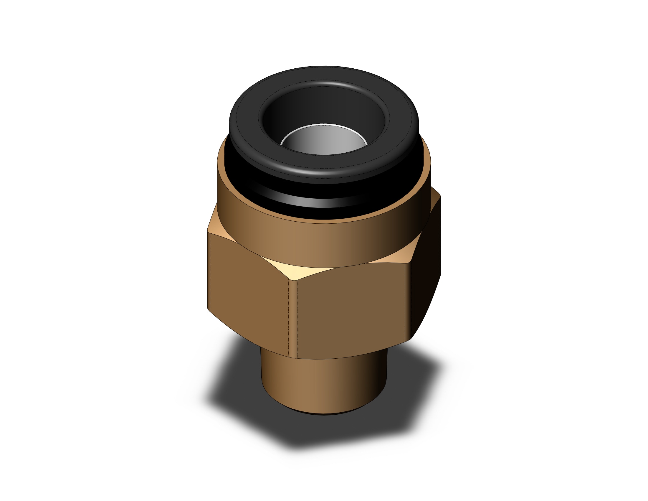 SMC KV2H13-35S fitting, male connector, KV2 FITTING