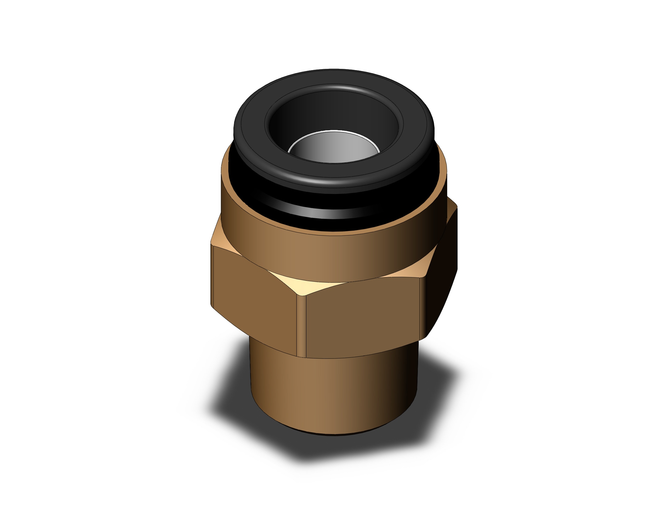 SMC KV2H13-36S fitting, male connector, KV2 FITTING