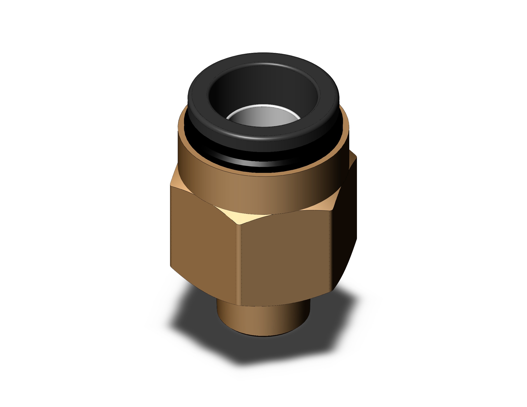 SMC KV2H19-36S fitting, male connector, KV2 FITTING