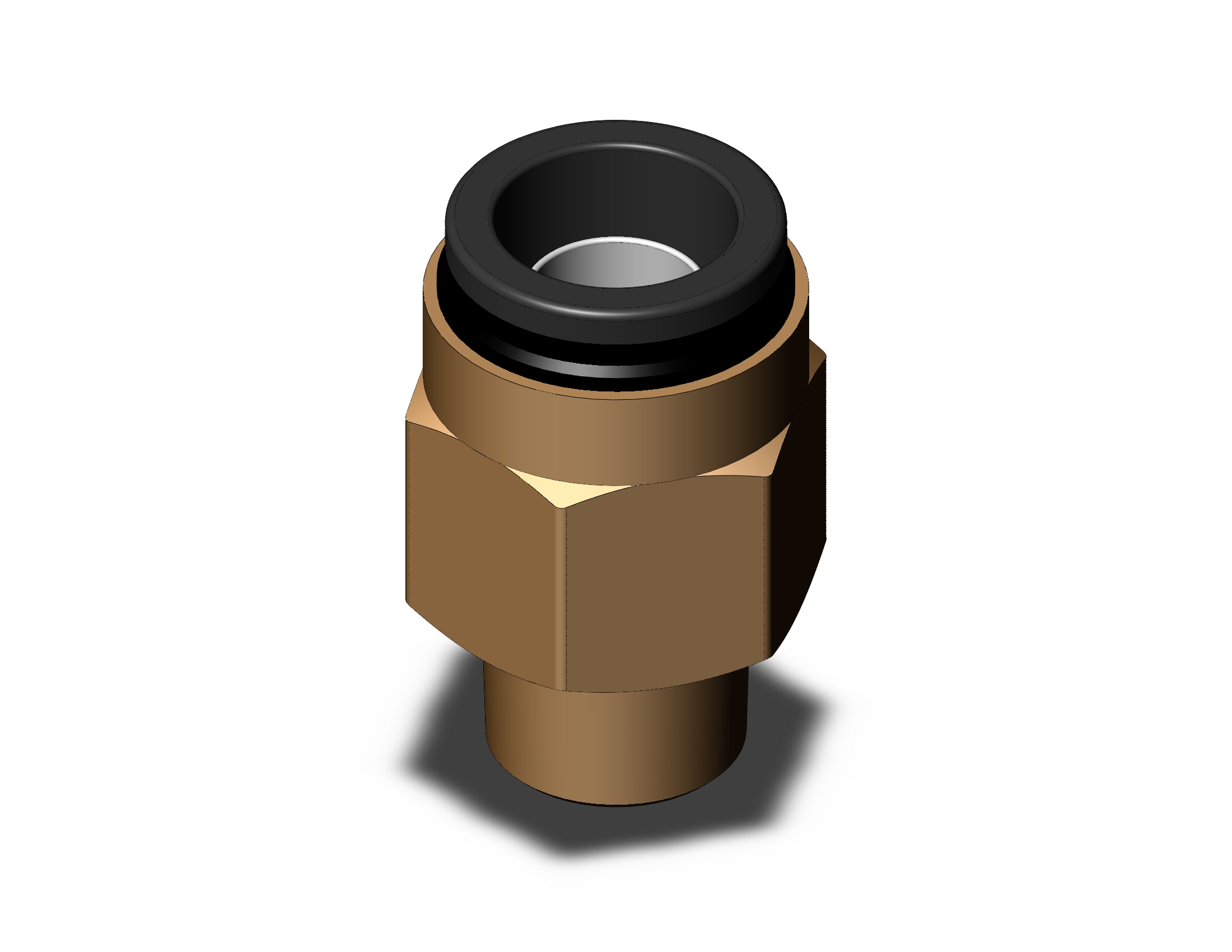 SMC KV2H19-37S fitting, male connector, KV2 FITTING