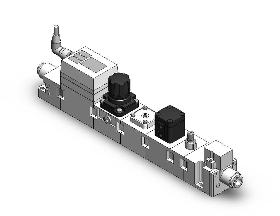 SMC LLB3-1-P4R1VSF1 clean air module, standard, FLUOROPOLYMER VALVES & REG