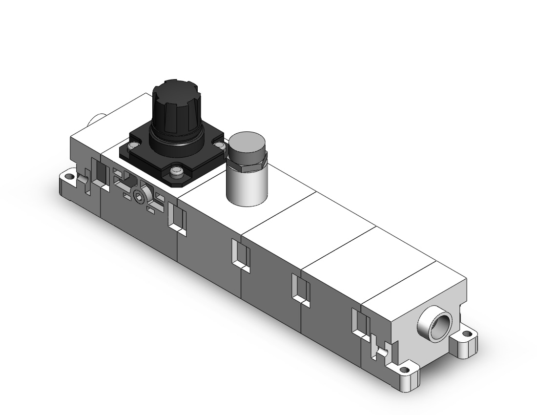 SMC LLB4-3N-RSF module, clean air, high flow, CLEAN AIR MODULE