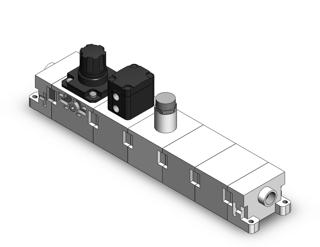 SMC LLB4-3N-RVSF module, clean air, high flow, CLEAN AIR MODULE