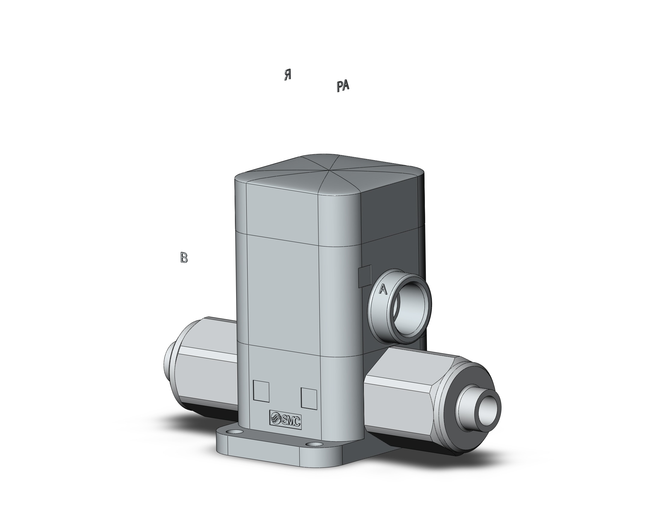 SMC LVC20-S06-Z fluoropolymer, valve, FLUOROPOLYMER VALVES and REG