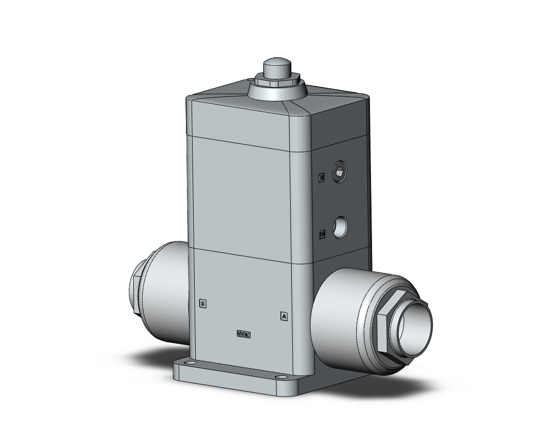 SMC LVC60-S25-N4 fluoropolymer, valve, rstrctd, FLUOROPOLYMER VALVES and REG