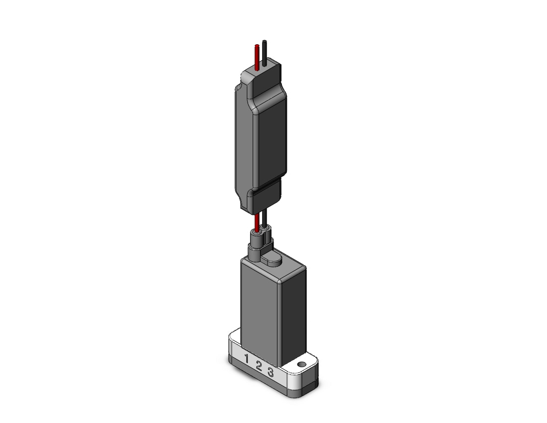 SMC LVM095RY1-5C-6 valve, chemical, base mounted, LVM110 CHEMICAL VALVE, 3-PORT