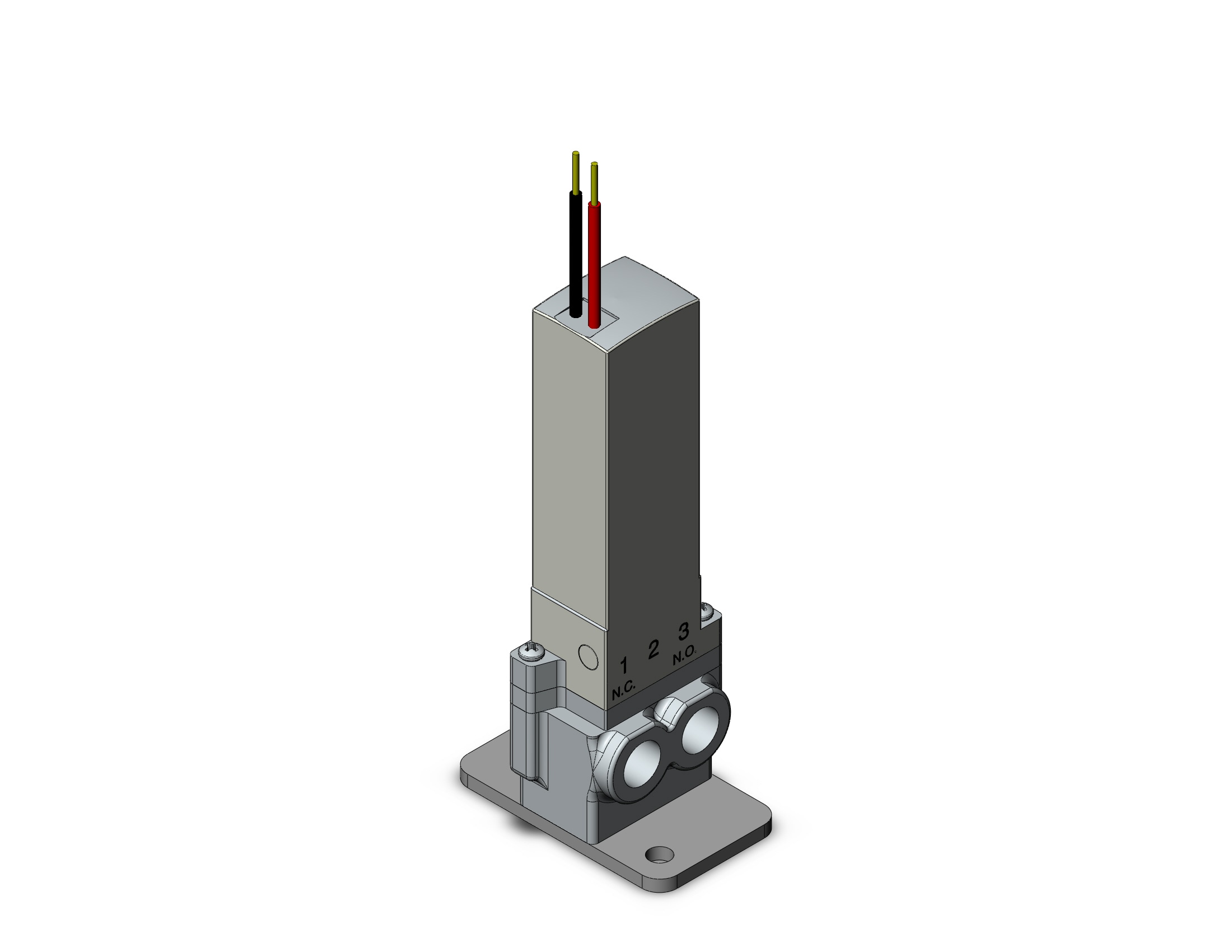 SMC LVM10R6-5A1U-1-6 lvm body port, no size rating, LVM CHEMICAL VALVE, 2 PORT