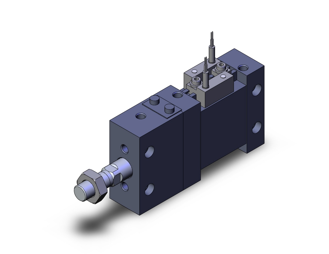 SMC MDLUB25-10DM-F-A73SAPC cyl, plate, with lock, auto-sw, MLU PLATE CYLINDER